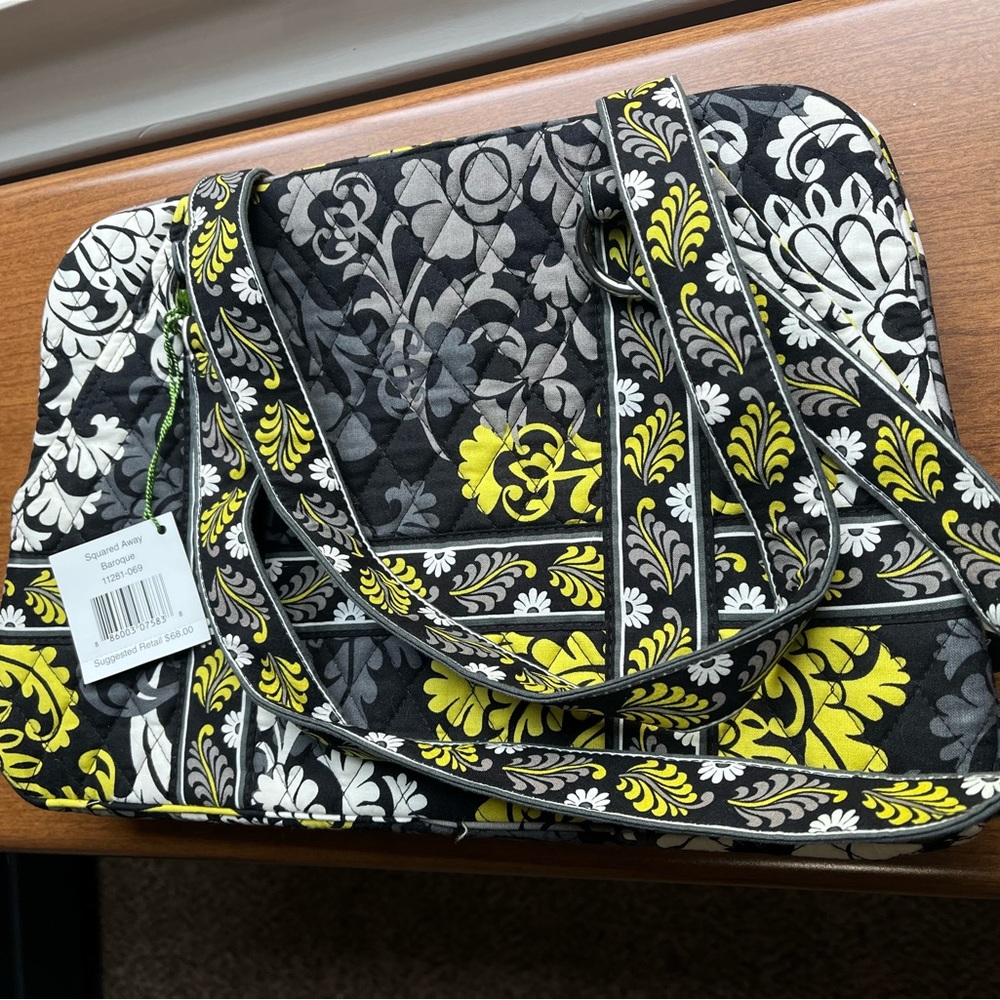 Vera Bradley Baroque Squared Away Purse